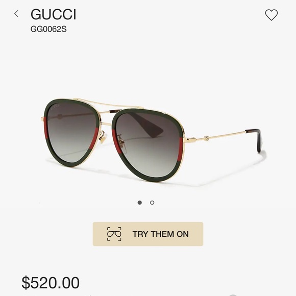 Gucci Aviator sunglasses - Picture 6 of 6